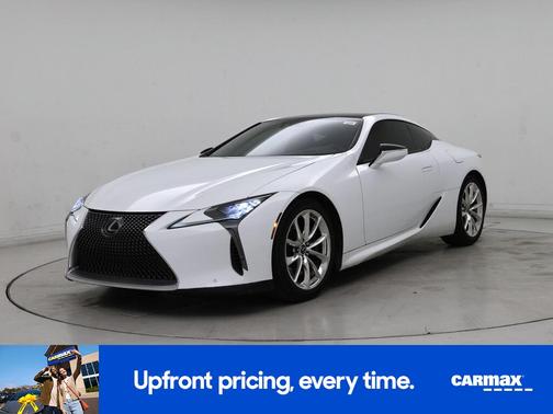 White 2018 Lexus LC 500
