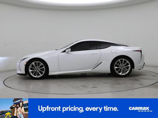 White 2018 Lexus LC 500