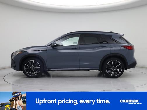 Blue 2025 INFINITI QX50 Sport