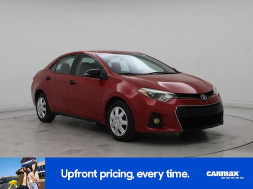 Red 2014 Toyota Corolla S