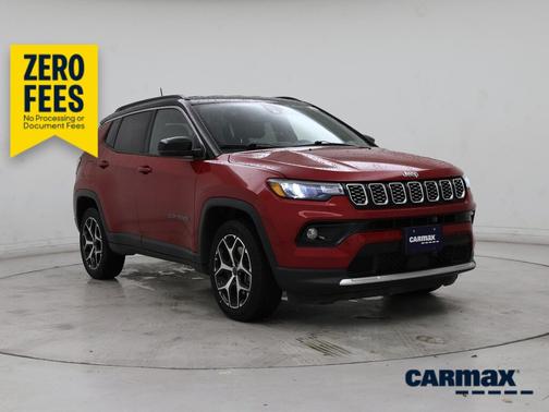 Red 2025 Jeep Compass Limited
