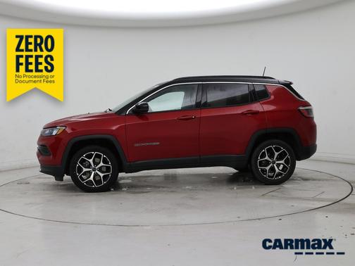 Red 2025 Jeep Compass Limited