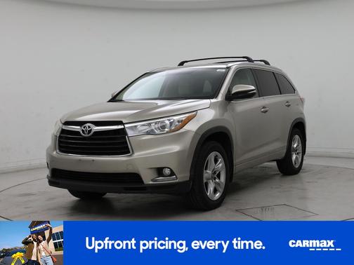 Gold 2016 Toyota Highlander Limited Platinum