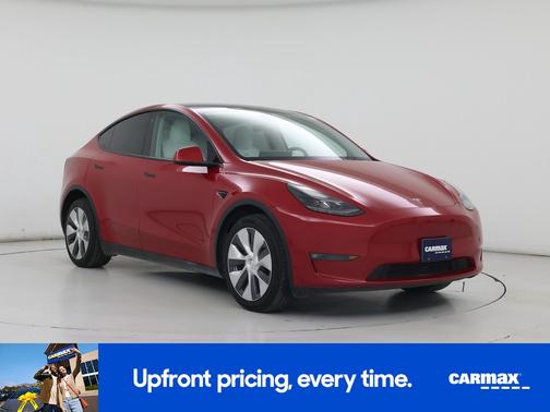 Red 2023 Tesla Model Y Long Range