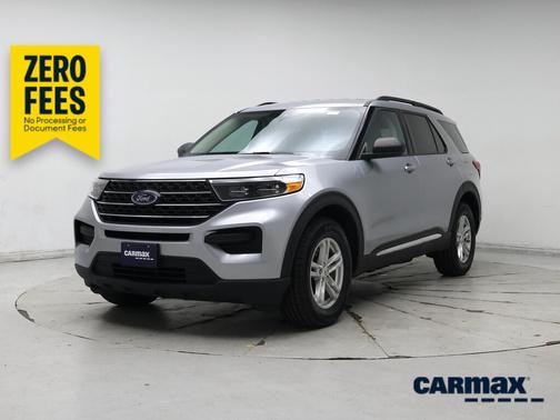 Silver 2022 Ford Explorer XLT