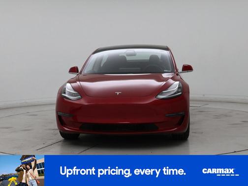 Red 2019 Tesla Model 3 Standard Range Plus