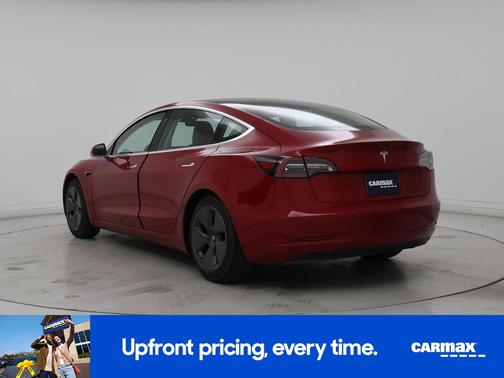 Red 2019 Tesla Model 3 Standard Range Plus