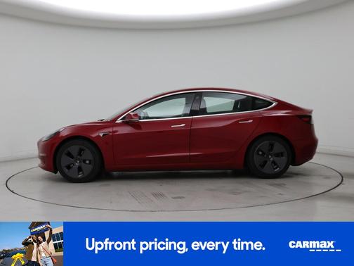 Red 2019 Tesla Model 3 Standard Range Plus