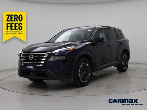 Blue 2025 Nissan Rogue SV