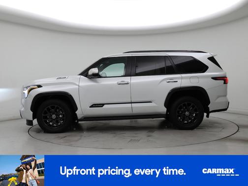 White 2024 Toyota Sequoia Platinum