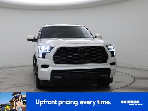 White 2024 Toyota Sequoia Platinum