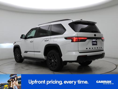 White 2024 Toyota Sequoia Platinum