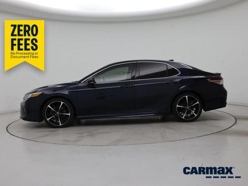 Green 2018 Toyota Camry XSE
