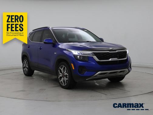 Blue 2021 Kia Seltos S