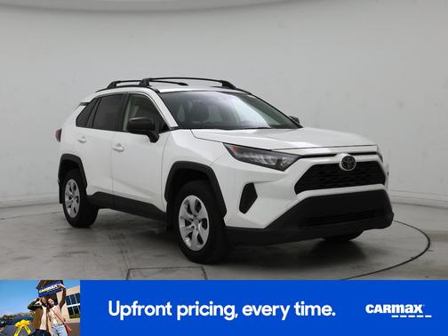 White 2019 Toyota RAV4 LE