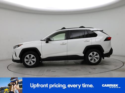 White 2019 Toyota RAV4 LE