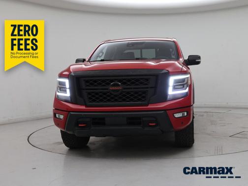 Red 2022 Nissan Titan PRO-4X