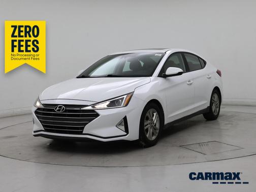 White 2019 Hyundai ELANTRA Value Edition