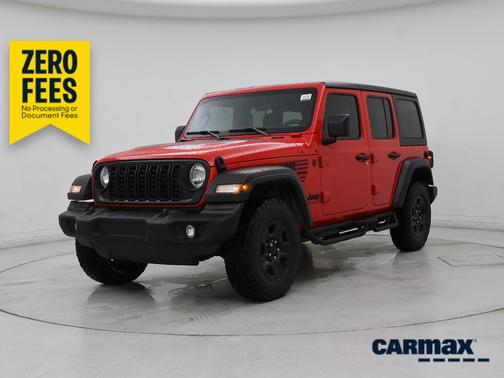 Red 2025 Jeep Wrangler Sport