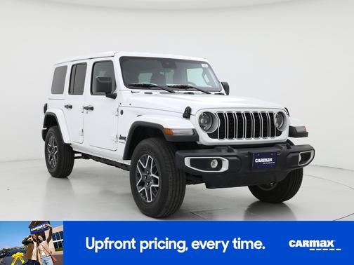 White 2025 Jeep Wrangler Sahara