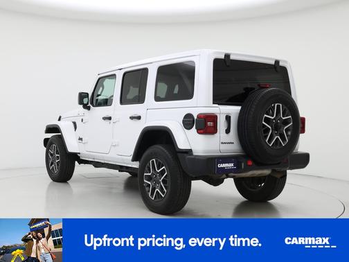 White 2025 Jeep Wrangler Sahara