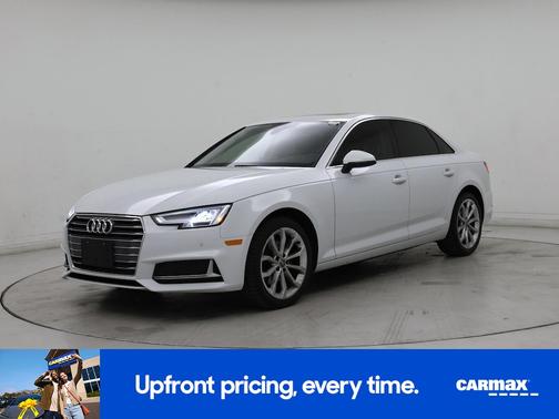 White 2019 Audi A4 Premium Plus