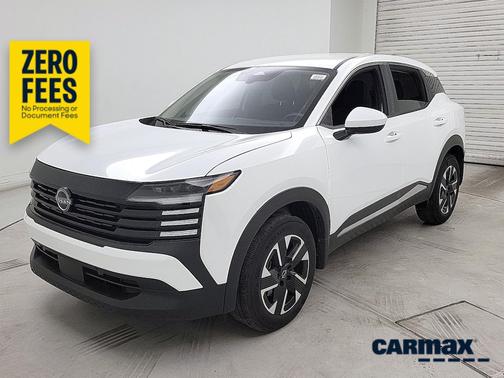 White 2025 Nissan Kicks SV