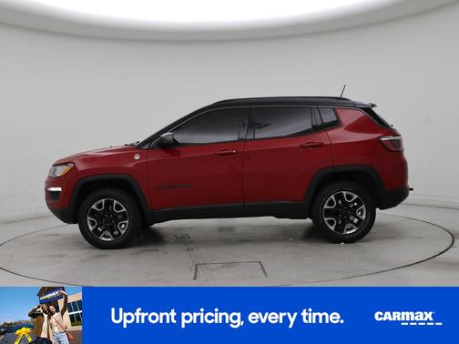 Red 2018 Jeep Compass Trailhawk