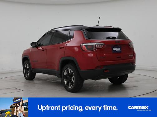 Red 2018 Jeep Compass Trailhawk
