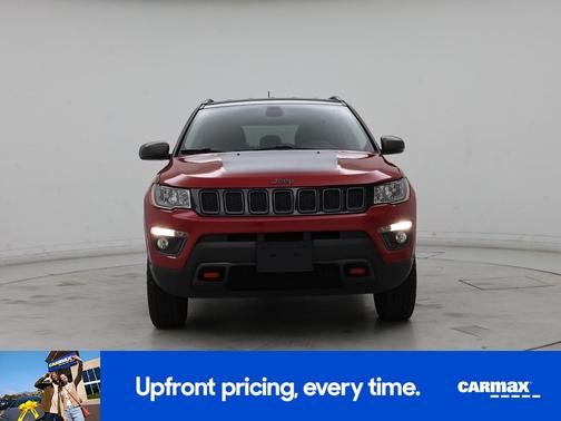 Red 2018 Jeep Compass Trailhawk