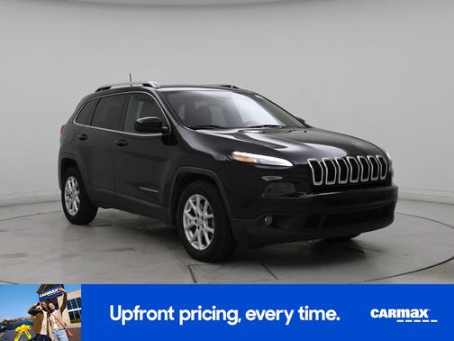 Black 2015 Jeep Cherokee Latitude
