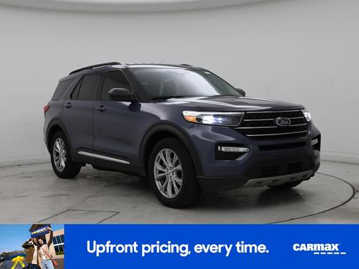 Blue 2021 Ford Explorer XLT