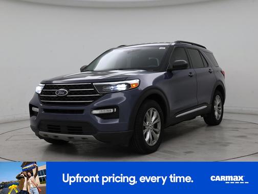 Blue 2021 Ford Explorer XLT