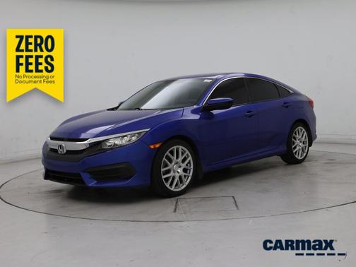 Blue 2016 Honda Civic LX