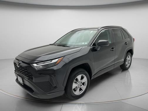 Midnight Black Metallic 2025 Toyota RAV4 Hybrid LE