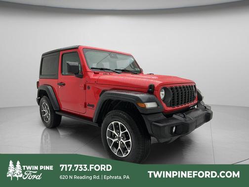Firecracker Red Clearcoat 2024 Jeep Wrangler Sport S
