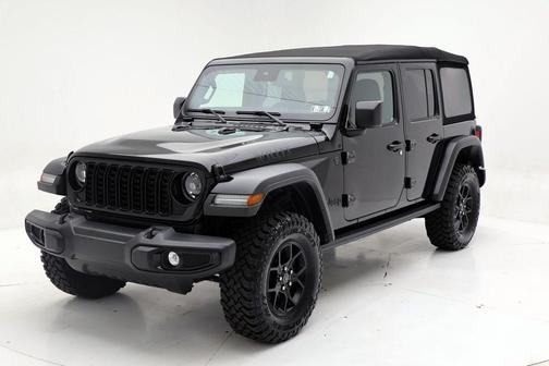 Black Clearcoat 2024 Jeep Wrangler Willys