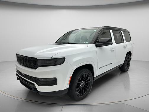 Bright White Clearcoat 2023 Jeep Grand Wagoneer Obsidian 4x4