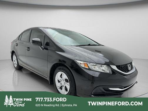 Crystal Black Pearl 2013 Honda Civic LX