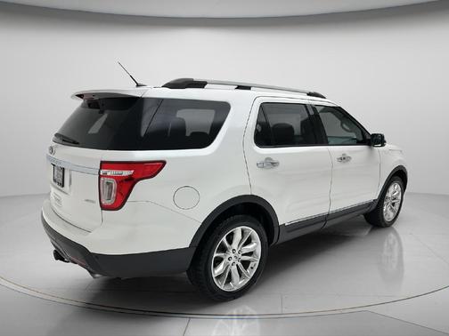 White Platinum Clearcoat Metallic 2014 Ford Explorer Limited