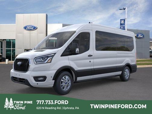 Oxford White 2025 Ford Transit-350 XLT