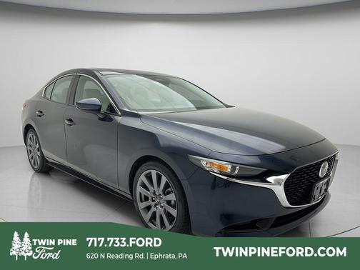 Deep Crystal Blue Mica 2024 Mazda Mazda3 FWD w/Preferred Package