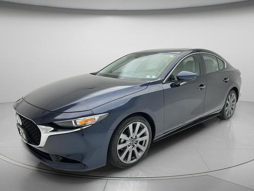 Deep Crystal Blue Mica 2024 Mazda Mazda3 FWD w/Preferred Package