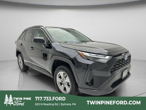 Midnight Black Metallic 2024 Toyota RAV4 Hybrid LE