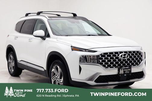 Quartz White 2022 Hyundai SANTA FE SEL 2.4