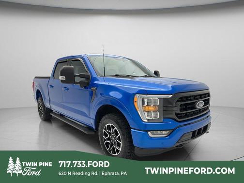 Velocity Blue Metallic 2021 Ford F-150 XLT