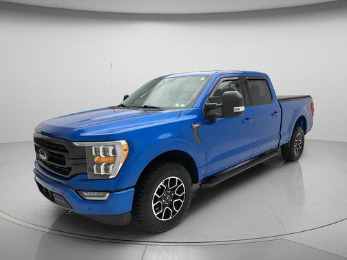Velocity Blue Metallic 2021 Ford F-150 XLT
