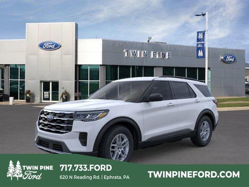 Space White Metallic 2026 Ford Explorer Active w/200A Pkg