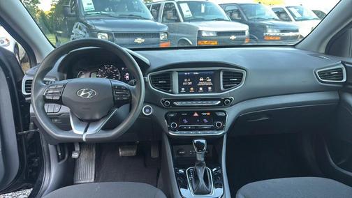 Black Noir Pearl 2018 Hyundai IONIQ Hybrid Blue