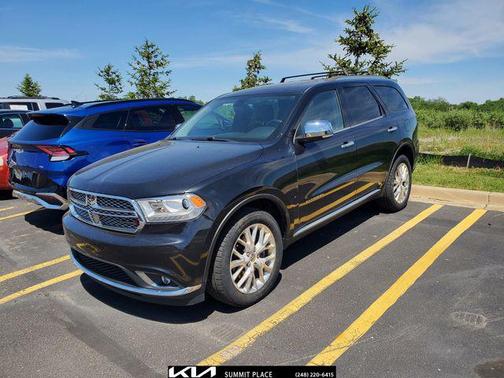 Brilliant Black Crystal Pearlcoat 2014 Dodge Durango Citadel